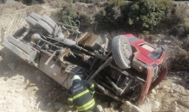 Hatay’da arazöz şarampole devrildi! 1 ölü