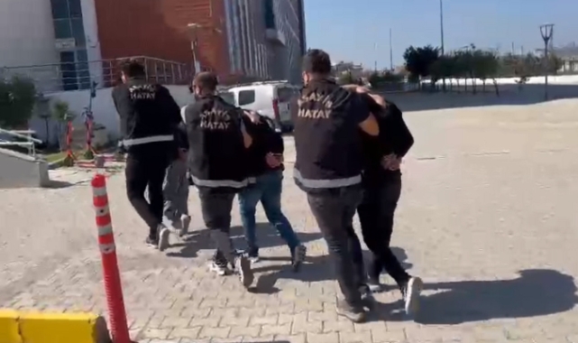 İskenderun’da hırsızlık şüphelisi 4 şahıs yakalandı