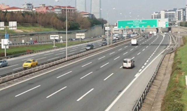 İstanbul'da bayramda yollar boş kaldı