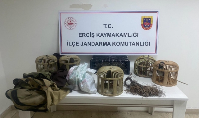 Kafes avcılarına 124 bin 857 lira idari para cezası kesildi