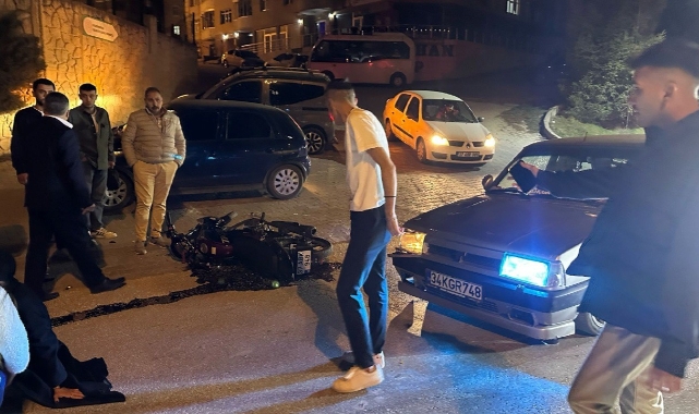 Kastamonu'da otomobil ile motosiklet çarpıştı! 2 yaralı