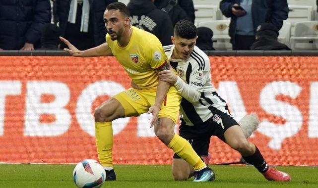 Kayserispor Beşiktaş deplasmanında yine kazanamadı