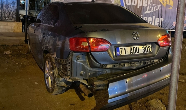 Kırıkkale'de iki otomobil çarpıştı! 1 kişi yaralandı