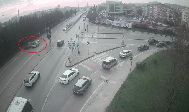 Kocaeli'deki kazalar KGYS kameralarına yansıdı