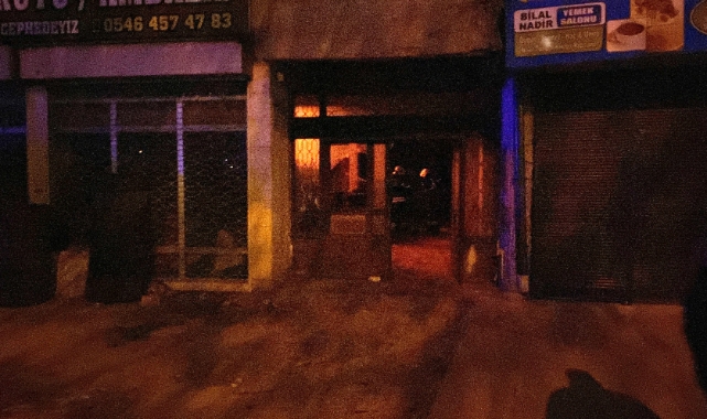 Konya'da matbaada yangın paniği