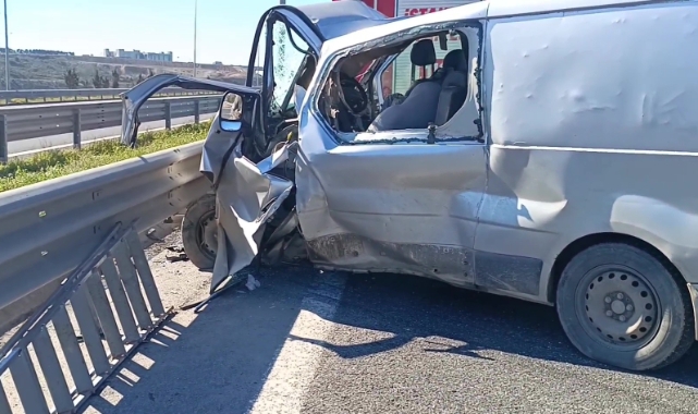 Kuzey Marmara Otoyolu'nda feci kaza! 1 ölü, 1 yaralı