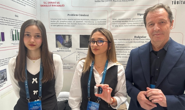 Lise öğrencilerinden ‘nano parçacıklı' stent