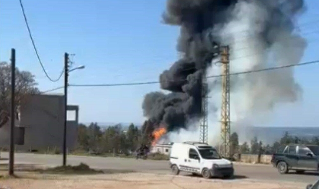 Lübnan'da gaz tankeri patladı