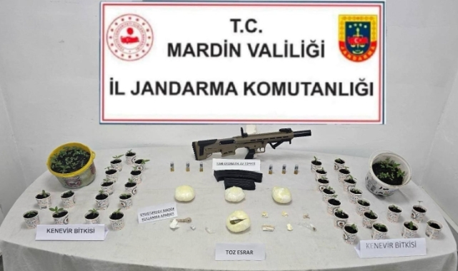 Mardin'de uyuşturucu operasyonu!