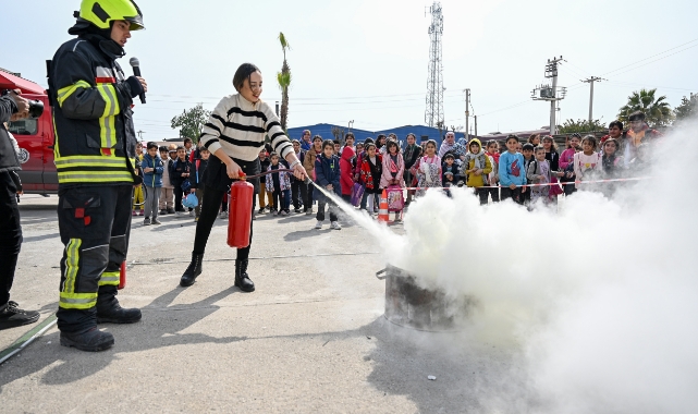 Mersin'de çocuklara afet eğitimi verildi