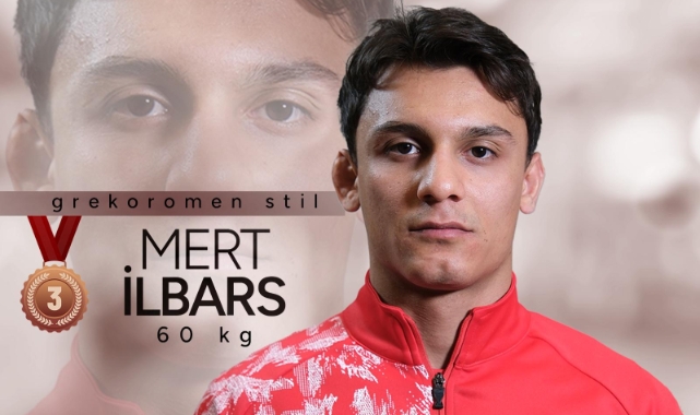 Mert İlbars U23 Avrupa Güreş Şampiyonası’nda bronz madalyanın sahibi oldu