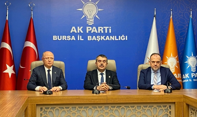 Milli Eğitim Bakanı Yusuf Tekin'den AK Parti Bursa'ya ziyaret