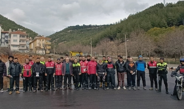 Motokuryelere güvenli sürüş eğitimi