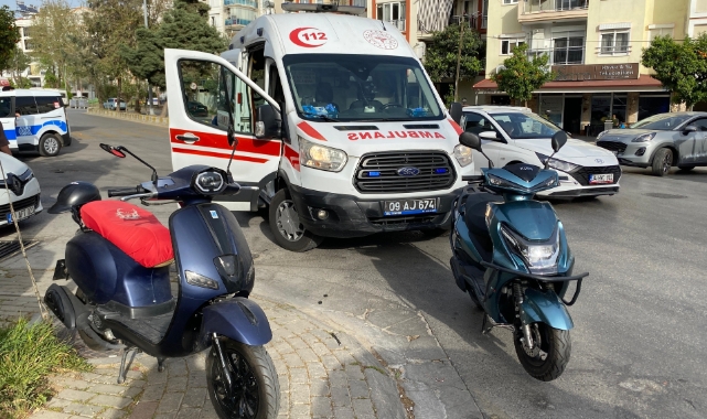 Motosikletler çarpıştı: 1 yaralı