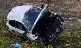 Mucize kurtuluş! Takla atan araçtan burnu bile kanamadan çıktı