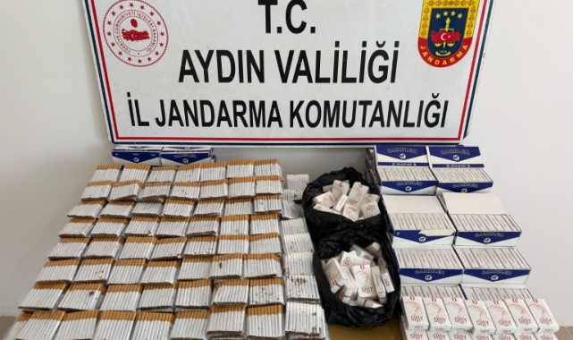 Nazilli’de sigara kaçakçılığı operasyonu