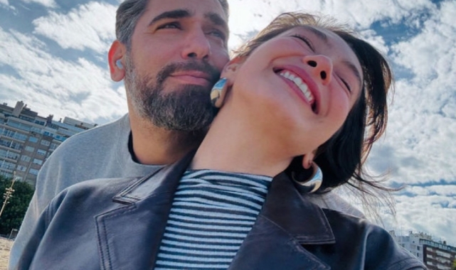 Neslihan Atagül ve Kadir Doğulu'nun mutlu anı