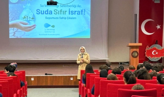 Öğrencilere 'Su Verimliliği Seferberliği' eğitimi