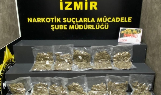 Otomobildeki uyuşturucular narkotik köpeğine yakalandı