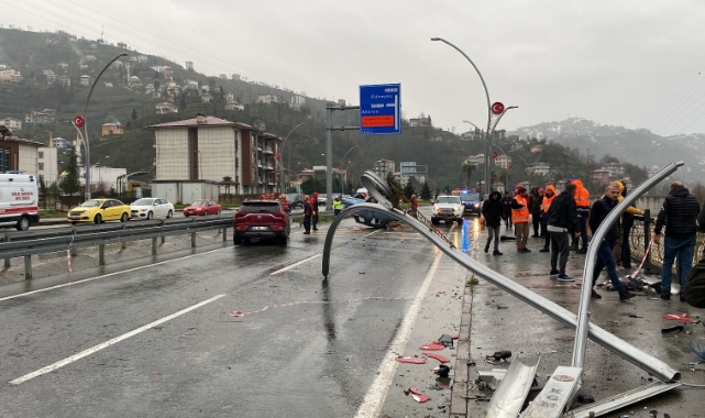 Rize'de otomobil ile cip çarpıştı: 1 ölü