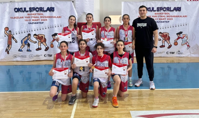 SANKO Okulları Yıldız Kız Basketbol Takımı Türkiye finallerinde