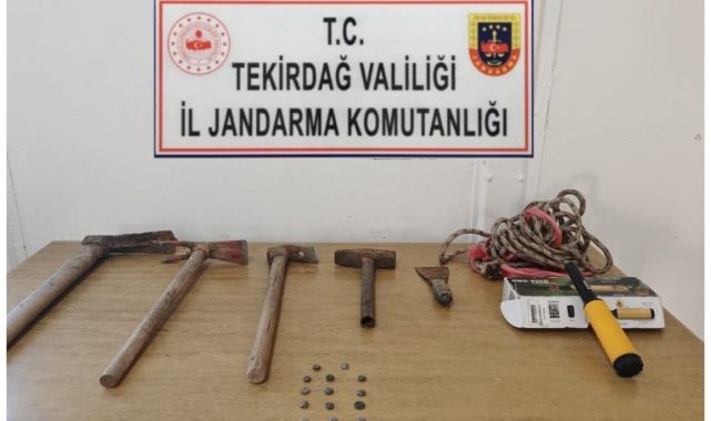 Şarköy'de tarihi eser kaçakçılığı operasyonu