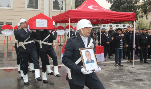 Şehit polis memuru törenle memleketine uğurlandı