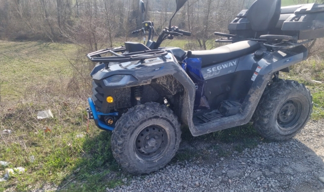Sinop'ta ATV aracı bariyerlere çarptı: 1 yaralı