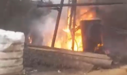 Sinop'ta trafo yangını