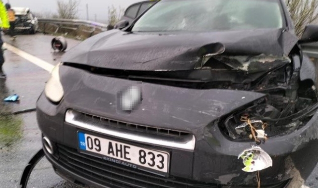 Susurluk'ta zincirleme kaza