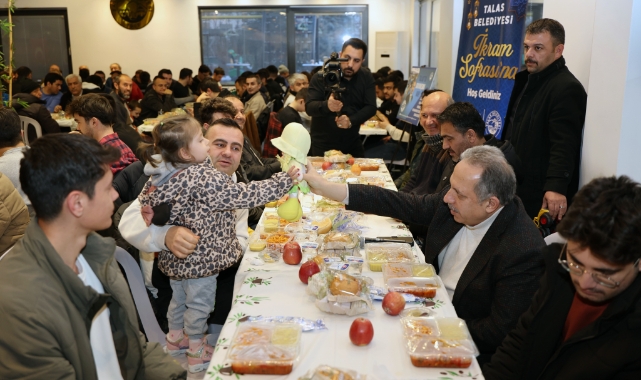 Talas'ta gönüller İkram Sofrası'nda buluşuyor
