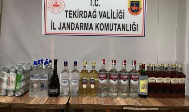 Tekirdağ'da kaçak alkol ve uyuşturucu operasyonu