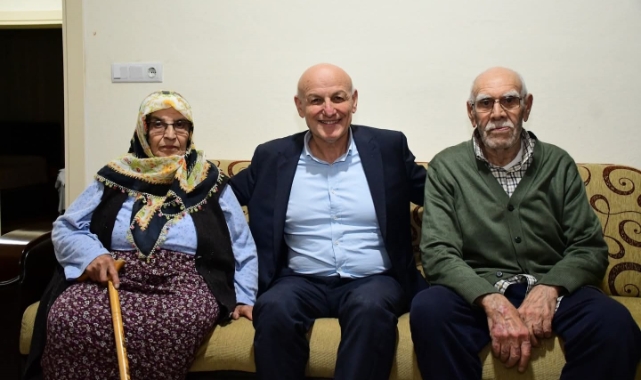 Terme Belediyesi şehit ailelerinin yanında