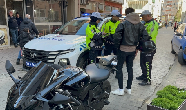 Trafiği tehlikeye attı! Cezayı yedi