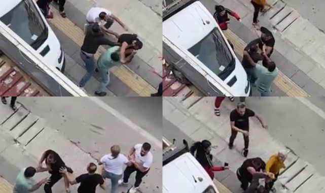 Trafikte tartışma yumruklu kavgaya dönüştü