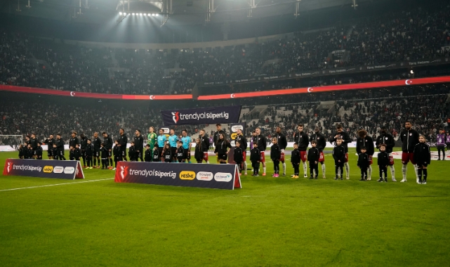 Trendyol Süper Lig'te ilk yarı! Beşiktaş: 1 - Gaziantep FK: 0