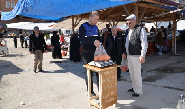 Türkeli'de pazara 'tartı kontrol noktası'
