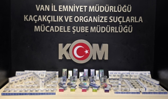 Van’da çok sayıda gümrük kaçağı malzeme ele geçirildi