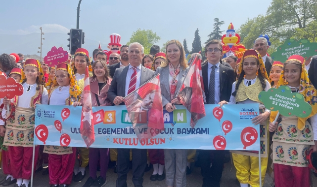 23 Nisan coşkusu Bursa'yı sardı!