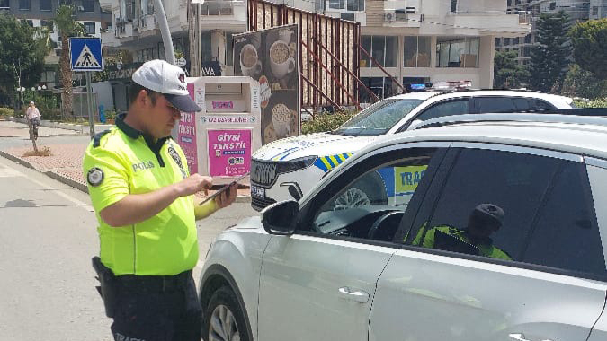 Gazipaşa'da trafikte sıkı denetim