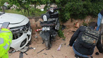 Bursa’da 8 araçlı zincirleme kaza! 4 yaralı