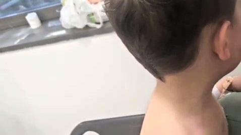 Denizli'de darp edilen 2 yaşındaki bebek hastanelik oldu