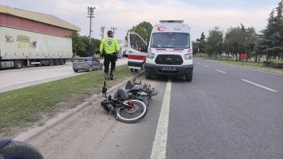 Bursa'da polisten kaçan ehliyetsiz motosikletli kaza yaptı!