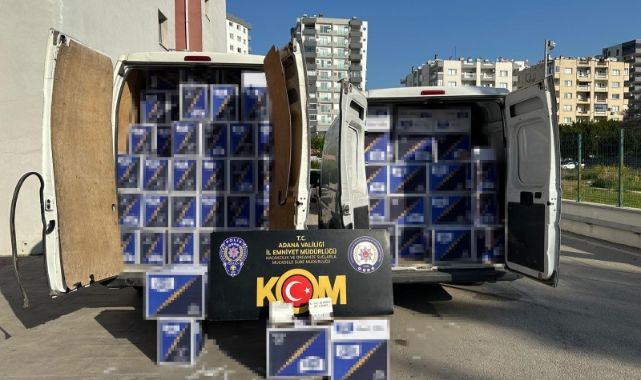 Adana'da 3 milyon TL'lik makaron operasyonu