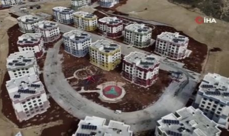 Adana'da depremzedeler için yapılan TOKİ konutlarında sona gelindi