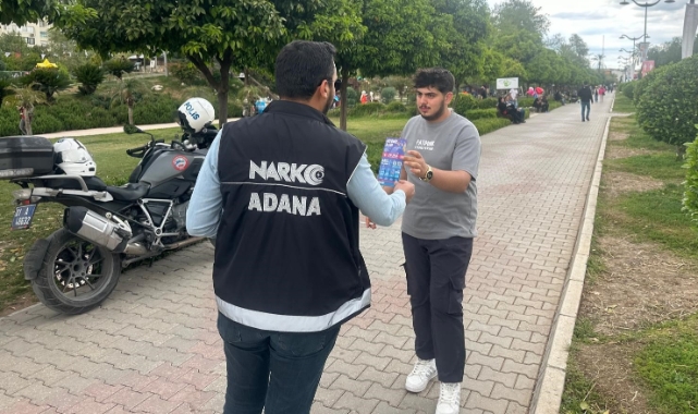 Adana’da vatandaşlar uyuşturucu hakkında bilgilendirildi