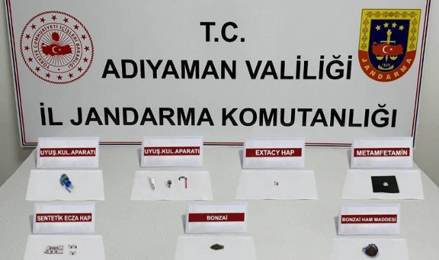 Adıyaman'da jandarmadan uyuşturucu operasyonu