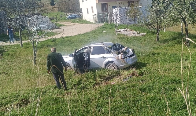 Adıyaman'da otomobil takla attı: 1 yaralı