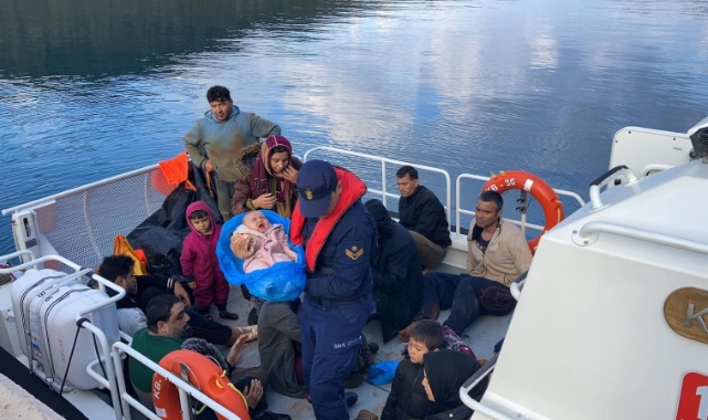 Antalya'da düzensiz göçmen operasyonu! 80 kişi kurtarıldı