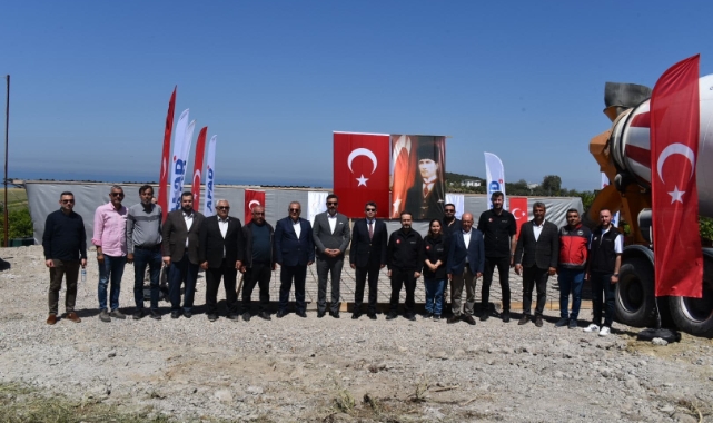 Arsuz’da yıkılan ahırların temeli atıldı
